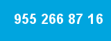 955 266 87 16 955 266 87 16